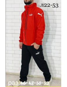 *Спортивный костюм PUMA  на флисе красный